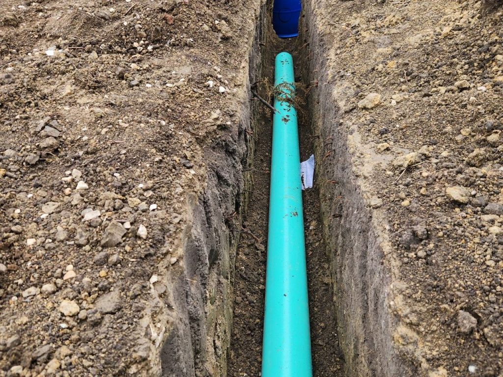 Drainage Pipe Install