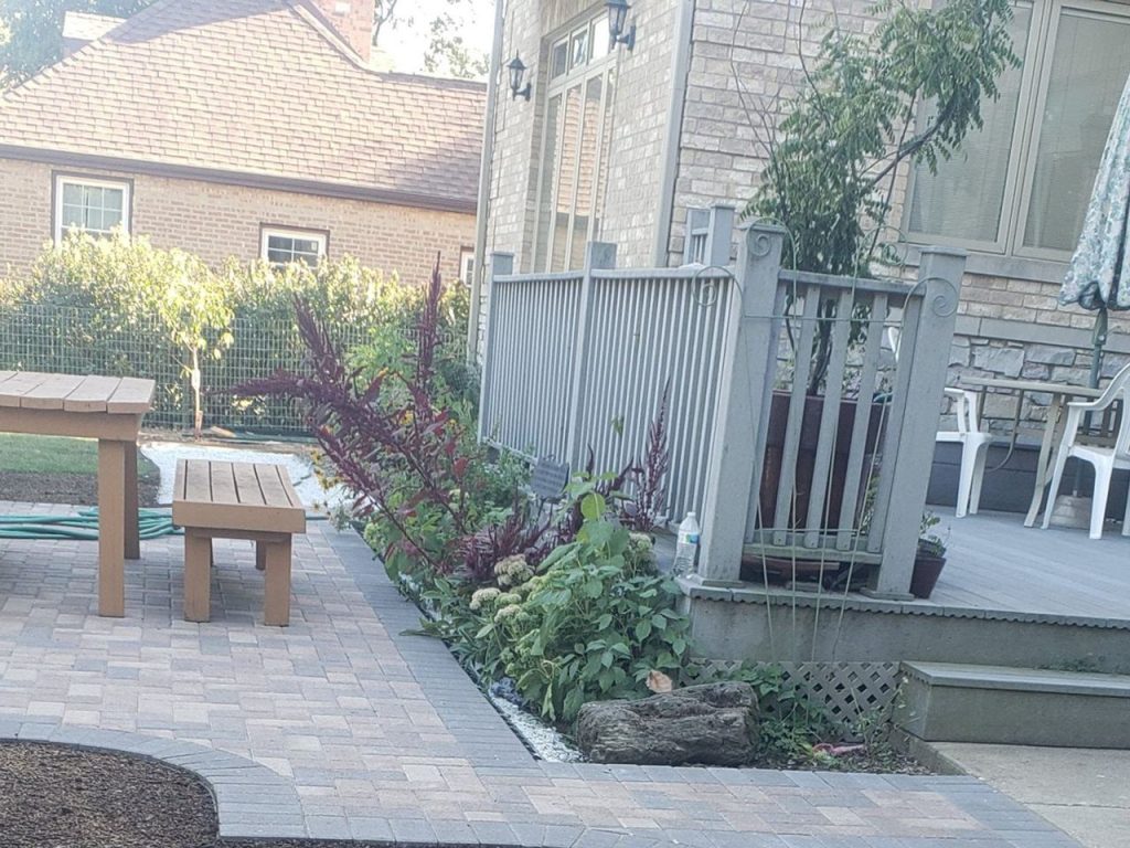 Paver Patio Garden